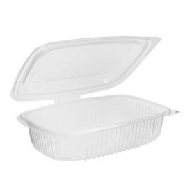 Plastic Container Microwave PP transparant 600ml 18,5x13,5cm (300 stuks)