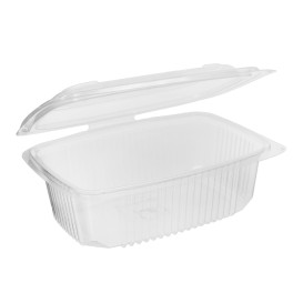 Plastic Container Microwave PP transparant 800ml 18,5x13,5cm (50 stuks) 