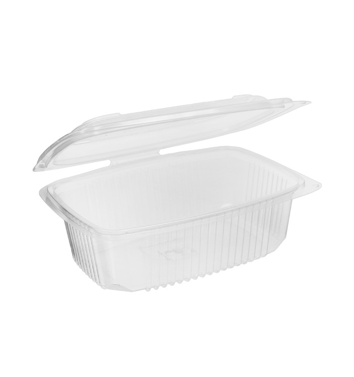 Plastic Container Microwave PP transparant 800ml 18,5x13,5cm (50 stuks) 