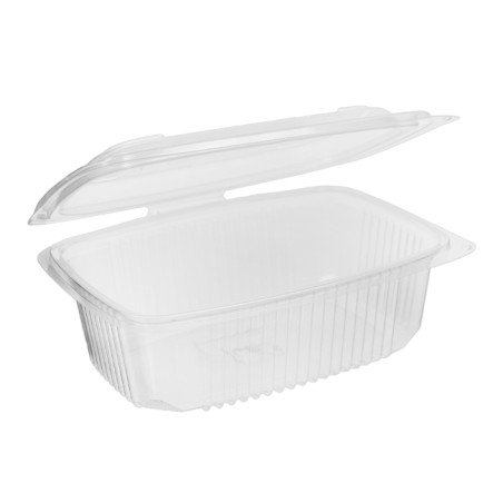 Bak met Vaste Deksel PP Transparant 800ml 18,5x13,5cm (300 stuks)