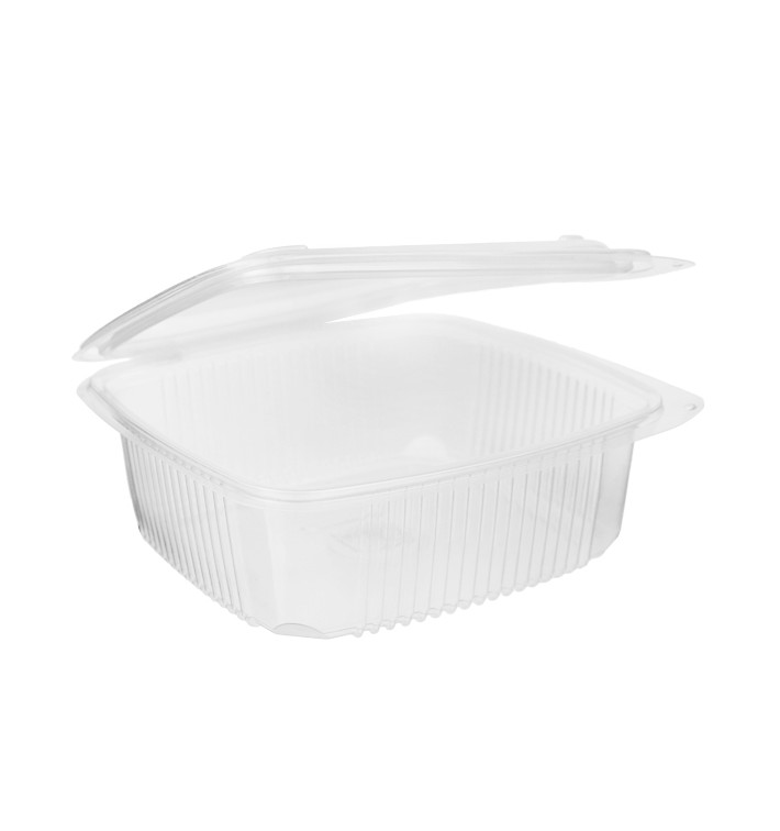 Plastic Container Microwave PP transparant 1200ml 19,0x18,5cm (300 stuks)