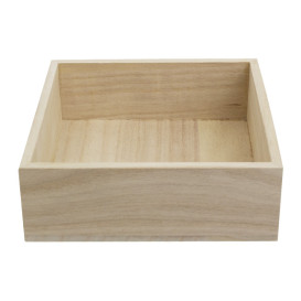 Houten Etalerende Box 16x15x5cm (1 stuk) 