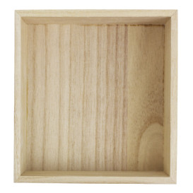 Houten Etalerende Box 16x15x5cm (24 stuks)