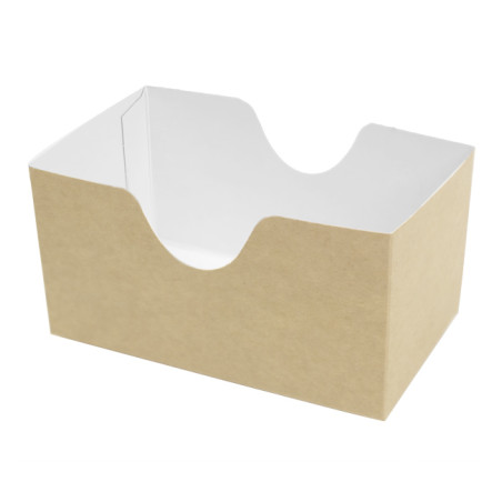Papieren Sandwich Container kraft (1000 stuks)