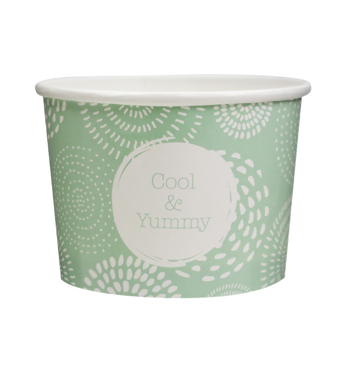 Papieren ijs Container Cool&enummen 9Oz/260ml (1.320 stuks)