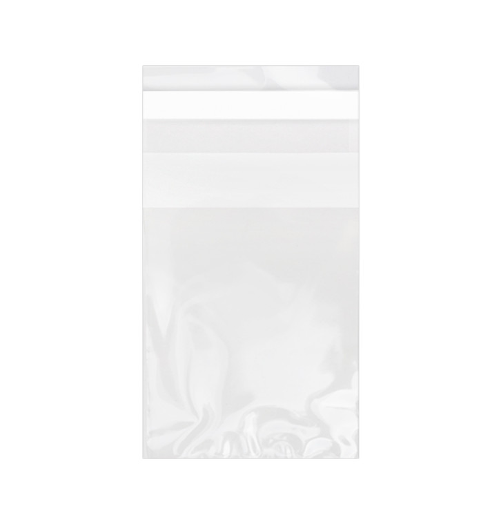 Plastic zak met Zelfklevende flap Cellofaan 6x8cm G-160 (1000 stuks)