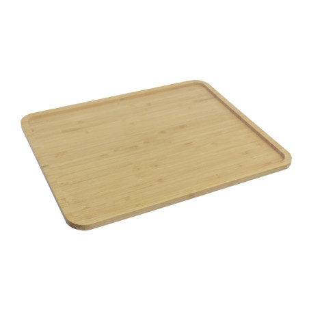 Bamboe wegwerp dienblad Cocktail 32,5x26,5x1cm (1 stuk) 