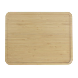 Bamboe wegwerp dienblad Cocktail 32,5x26,5x1cm (1 stuk) 