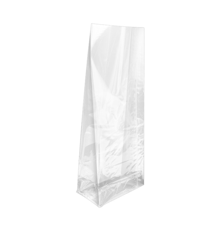 Plastic zak Vierkant bodem 14x35+8cm G-160 (100 stuks) 