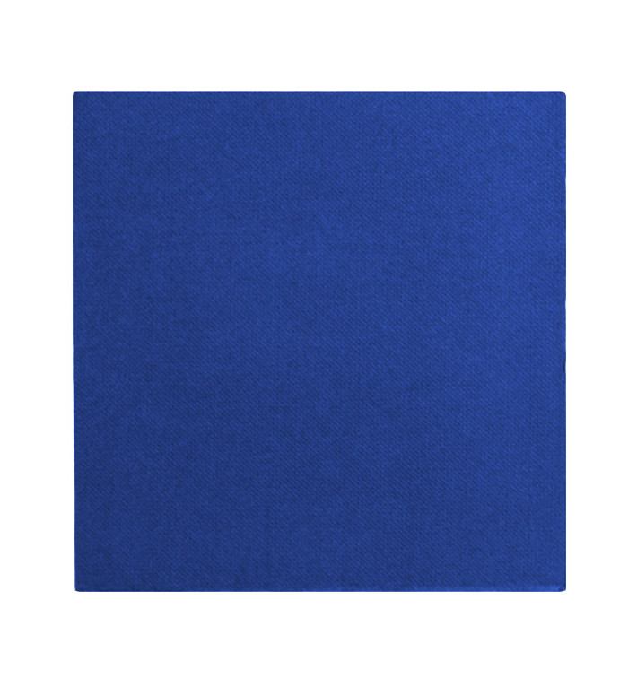 Papieren servet dubbel punt blauw 2C 33x33cm (50 stuks) 