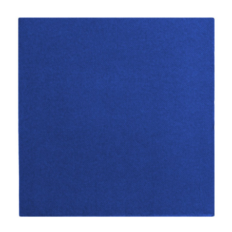 Papieren servet dubbel punt blauw 2C 33x33cm (50 stuks) 