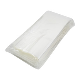 Plastic zak Vierkant bodem 14x35+8cm G-160 (100 stuks) 