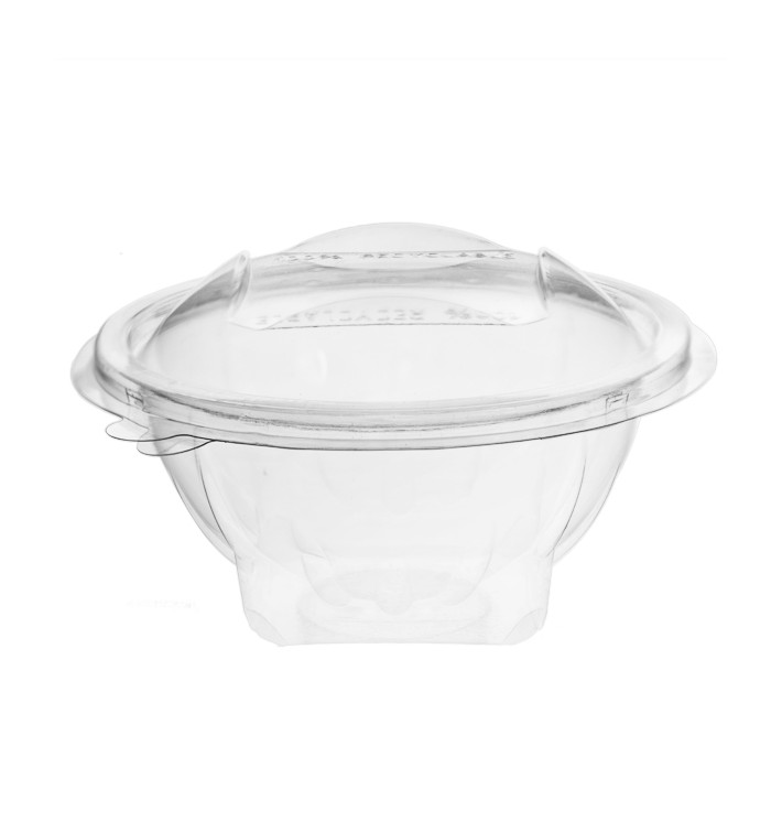 Plastic saladekom APET Rond vormig transparant 250ml Ø12cm (60 stuks) 