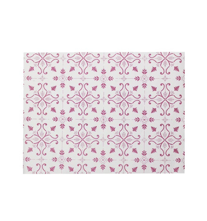 Papieren Placemats 30x40cm "La Valenciana" Bordeaux 40g/m² (1000 Stuks)