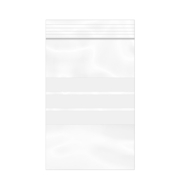 Plastic zak met rits Automatische sluiting Schrijfblokje 10x15cm G-160 (1000 stuks)