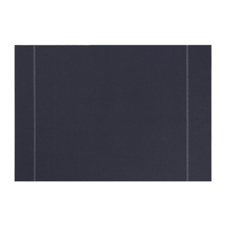 Herbruikbaar Katoenen placemat "Day Drap" donker blauw 32x45cm (12 stuks) 