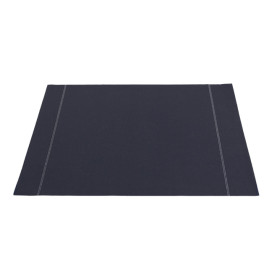 Katoenen placemat "Day Drap" donker blauw 32x45cm (72 stuks)