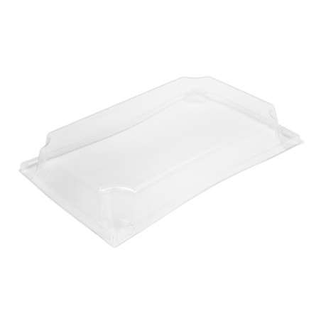 Plastic PET Deksel Container 500ml 20x12,5cm (144 Stuks)