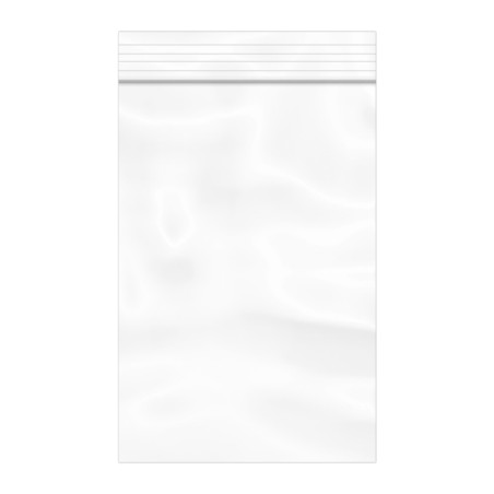 Plastic zak met rits drukknoopsluiting 12x18cm G-200 (1000 stuks)