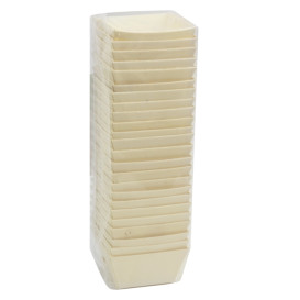 Houten Vierkant Proefglas 65ml (24 Stuks)