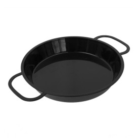 Zwarte Paella Pan van PP 300ml (100 Stuks)