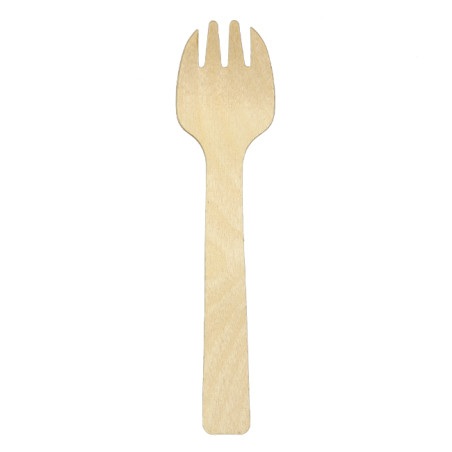 Houten Vork Spork 10,5cm (1.000 stuks) 