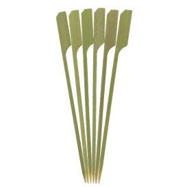 Prikkers “Golf” 15cm Naturel Bamboe (50 Stuks) 