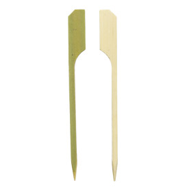 Natuurlijke Groene Prikkers “Golf” 9cm Bamboe (100 Stuks) 