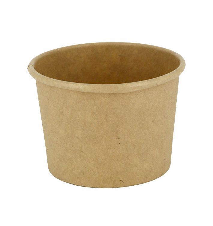 Kartonnen Kraft Pot voor sauzen 100ml Ø7,3cm (50 Units)