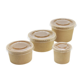 Kartonnen Kraft Pot voor sauzen 30ml Ø4,3cm (1.000 Units)