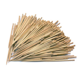 Houten tandenstoker Papieren verpakt 6,5cm (5 stuks)