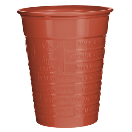 Plastic PS beker rood 200ml (1.500 stuks)