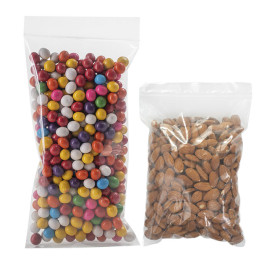 Plastic zak met rits drukknoopsluiting 20x30cm G-200 (1000 stuks)