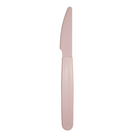 Herbruikbaar Duurzaam Mes PP 18,5cm Roze (180 Stuks)