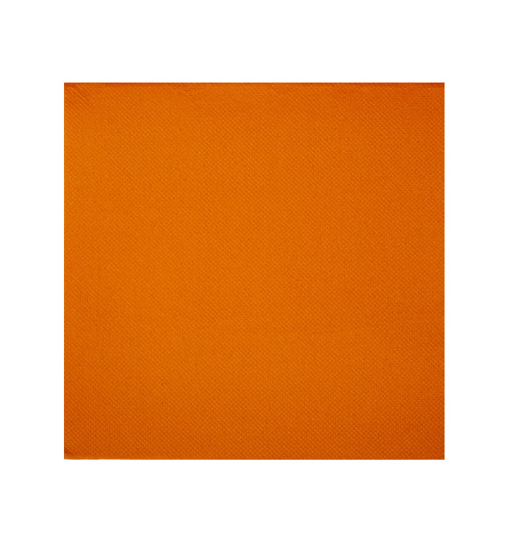 Papieren servet dubbel punt oranje 2C 33x33cm (50 stuks) 