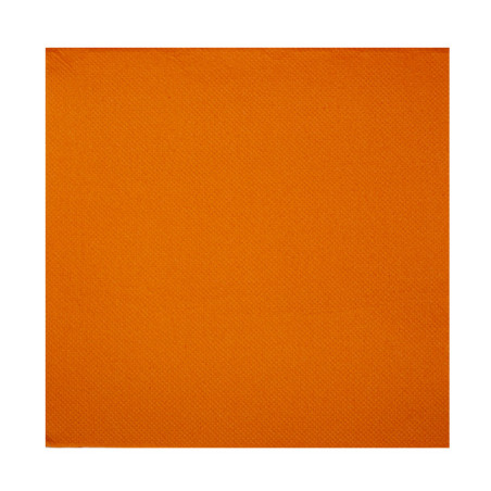 Papieren servet dubbel punt oranje 2C 33x33cm (50 stuks) 