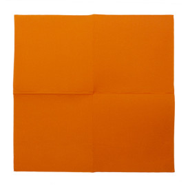 Papieren servet dubbel punt oranje 2C 33x33cm (50 stuks) 