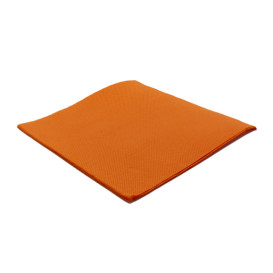 Papieren servet dubbel punt oranje 2C 33x33cm (50 stuks) 