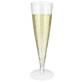 Herbruikbaar Champagneglazen/flutes 150ml PS (6 stuks)