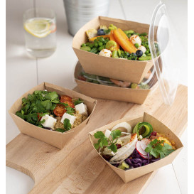 Kraft Rechthoekige Saladebak 375ml 15x12x5cm (400 Stuks)