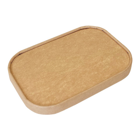 Kraft Rechthoekig Deksel voor Bakjes 17,2x12cm (300 Stuks)