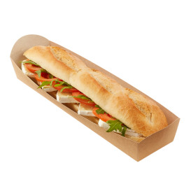 Panini Bakje Kraft 500ml 24,8x6cm (500 Uds)