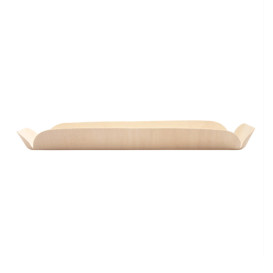 Houten steunplateau dienblad Rectangular 22x8x2 cm (50 stuks) 