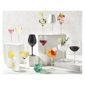 Plastic herbruikbaar glas Champagne "Tritan" transp. 160ml (6 stuks)