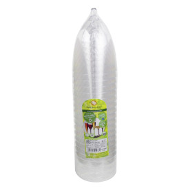 Plastic stamglas wijn wit parel verwijderbare stam 300ml (200 stuks)