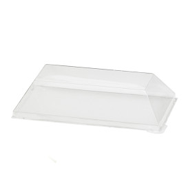 Plastic PET Deksel transparant 13x6,5cm (25 stuks) 