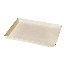 Houten dienblad 38x27,4x3cm 2400ml (1 stuk) 