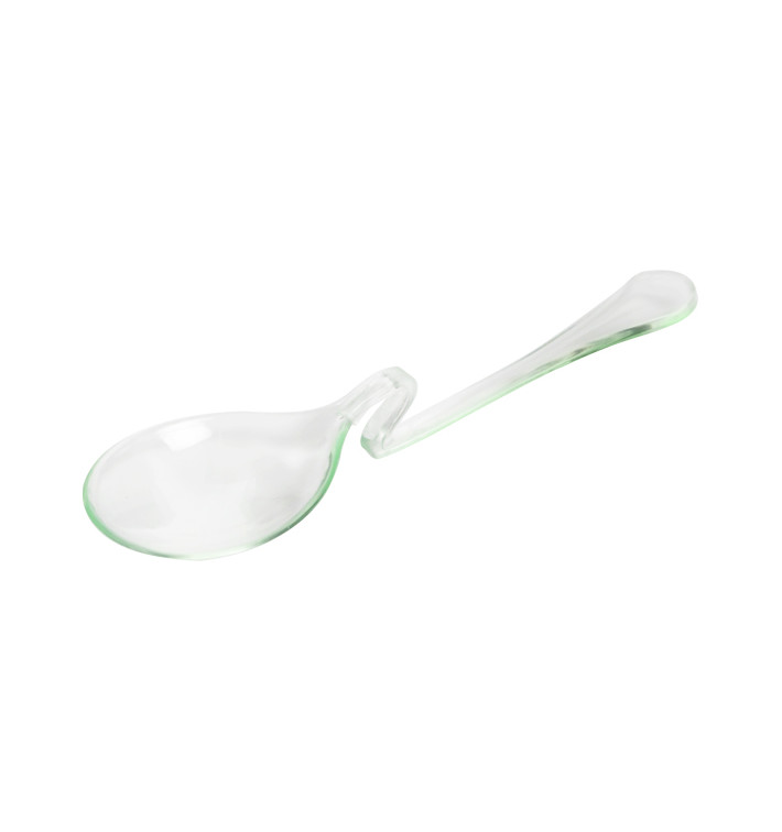 Proeving lepel PS Gebogen "Water groen" 8cm (500 stuks)