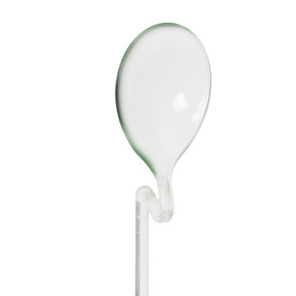 Proeving lepel PS Gebogen "Water groen" 8cm (100 stuks) 