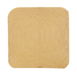 Bamboe proeving bord 6x6cm (12 stuks) 